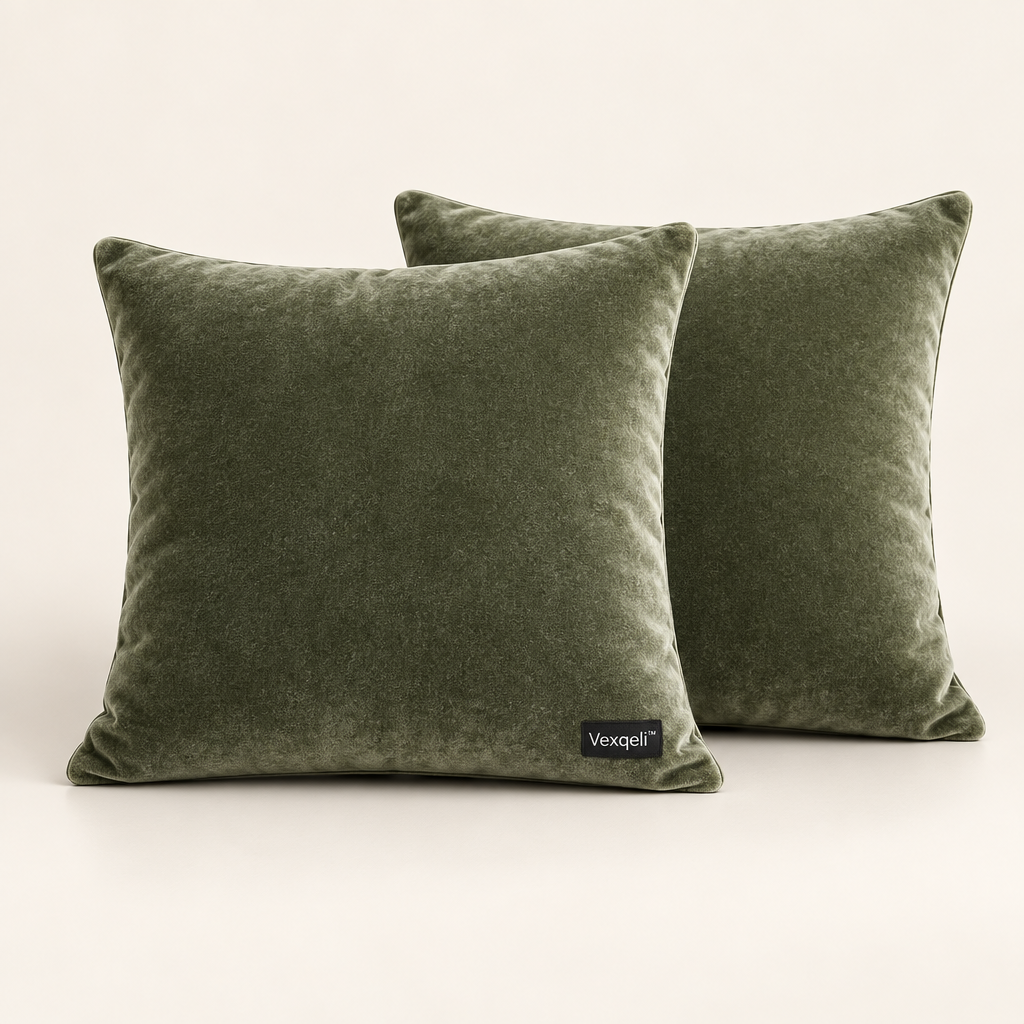 Vexqeli™ Velvet Decorative Cushion Cover Set product image 01