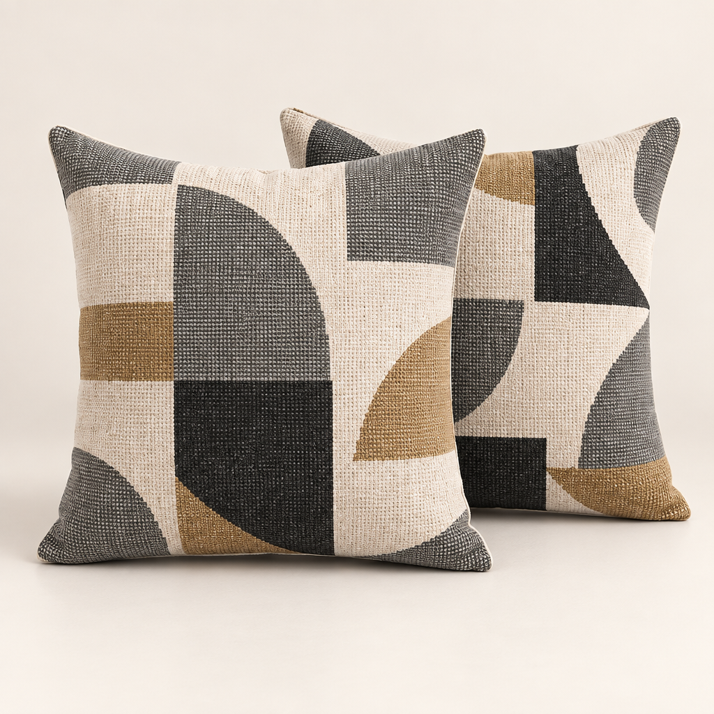 Vexqeli™ Geometric Jacquard Cushion Cover Set product image 01