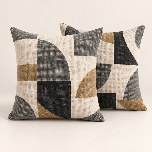 Vexqeli™ Geometric Jacquard Cushion Cover Set product image 01